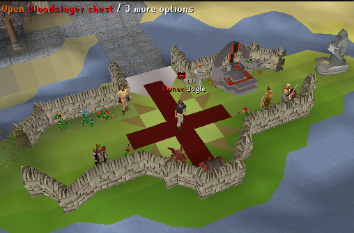 Mysterious island with a broken boat